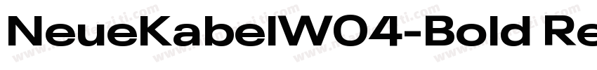NeueKabelW04-Bold Re字体转换